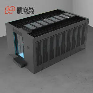 Centro dati modulare prefabbricato canovate smart server rack attrezzatura per il controllo della refrigerazione di contenimento del corridoio freddo