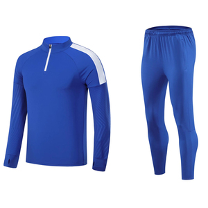 Survêtement de sport pour homme en coton 100% de haute qualité, coupe ajustée, deux pièces, survêtement noir personnalisé pour homme, hiver 2026 - Product Image 2