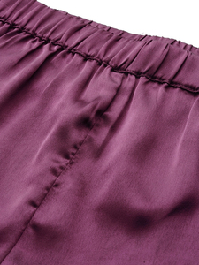 2025 populaire vêtements de nuit Shorts vêtements de nuit ensembles avec personnaliser la taille femmes à manches courtes haut vêtements de nuit avec poche - Product Image 6