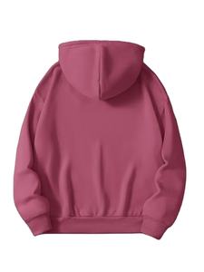 Sudadera con capucha de invierno de 100% algodón de lana personalizada, jersey de 400 gramos de peso pesado, sudaderas con capucha recortadas de lujo de gran tamaño para hombres - Product Image 5