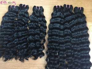 Prix de gros sur les extensions de cheveux humains vierges Remy Vietnam Machine Double Trame Haute Qualité Droite Ondulée Toutes Les Couleurs Convient - Product Image 4