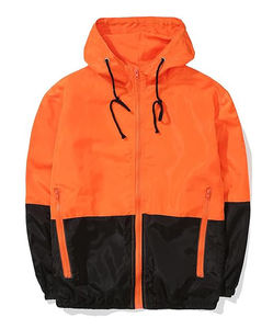 Veste coupe-vent légère pour homme avec fermeture éclair, broderie, imperméable, respirante, pour entraînement décontracté, course à pied sous la pluie - Product Image 1