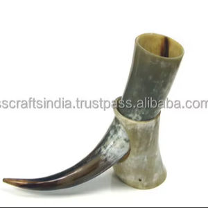 Export Selling Double Wall Eco-Friendly High Quality Drinking Horn Mug for Mead Beer Cold Beverages at Best Price From India - Product Image 4