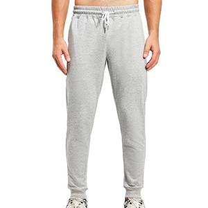 Pantalones ligeros de entrenamiento de gimnasia para hombre, pantalones de chándal de poliéster de lana con logotipo personalizado y Parte delantera plana, estilo informal, ropa para correr, cintura media - Product Image 2