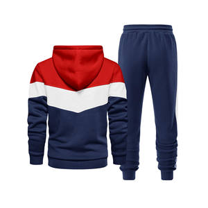 Ensemble de survêtement pour homme de qualité supérieure, sweat-shirt à capuche et pantalon de survêtement, 2 pièces, 100% coton, impression 3D personnalisée, ensembles de jogging, survêtements unisexes - Product Image 4