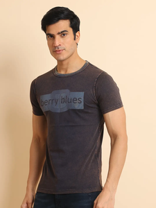 Berryblues เสื้อยืดคอกลมแขนสั้นพอดีตัวปกติมีสไตล์ผ้าฝ้าย100% พิมพ์ลายแฟชั่นสบายๆทุกวัน - Product Image 4