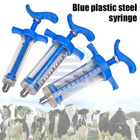 Pistolet d'injection vétérinaire réglable 10/30/50 ml pour animaux, aiguille en plastique pour diagnostic, alimentation des oiseaux, élevage de volailles, petits animaux de compagnie