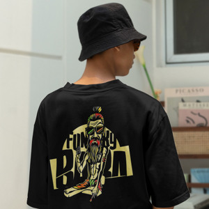 Camiseta reciclada sostenible con impresión personalizada, camiseta RPET ecológica de poliéster de algodón reciclado para hombre - Product Image 4