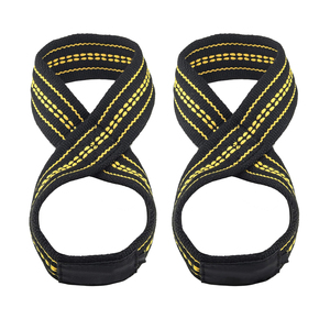Haute qualité Gym Figure huit sangles de soutien du poignet Durable coton en vrac quantité en gros OEM disponible - Product Image 1