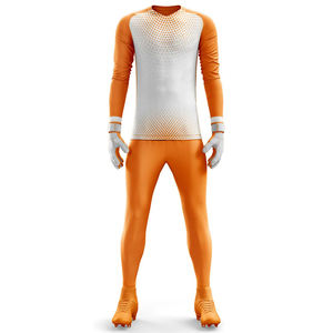 Nuevo diseño de uniforme de portero de fútbol profesional de manga larga transpirable portero de fútbol traje multicolor Kit de portero de fútbol - Product Image 1