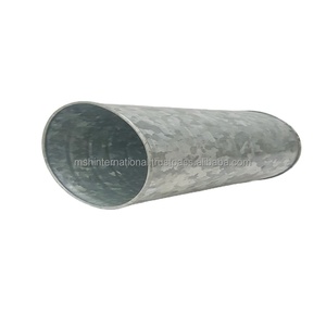 Seau galvanisé Farmhouse Decor Pots de jardinière ovales galvanisés en métal pour la décoration - Product Image 5