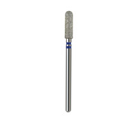 Foret à ongles professionnel diamanté Formule Profi, cylindre arrondi 3,5 mm bleu pour le soin des cuticules