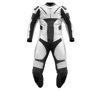 Traje de carreras de motos de calidad superior invierno a prueba de viento impermeable cuero genuino manga completa último diseño - Product Image 6