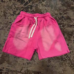 Conjuntos cortos informales de lavado ácido para hombre con camiseta y pantalones cortos, traje de verano para ropa de calle, gimnasio, viajes al aire libre, entrenamiento, ropa de Fitness - Product Image 3