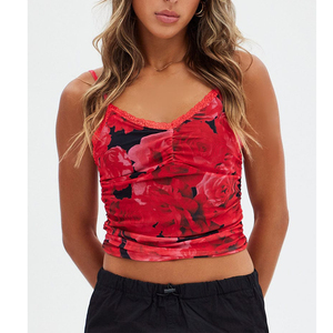 EW hiny Fashionable OPS holholesale OT Elling omen's oath eless leeveless Eck OUND Eck Lim it IB ank OP con OPS mbilical OPS - Product Image 4