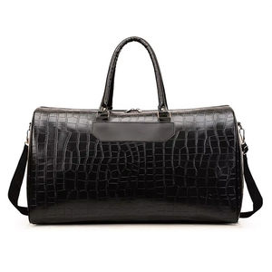 best distressed weekend vintage travel overnight sports men's pu <b>leather</b> <b>duffel</b> <b>bag</b> - Product Image 3