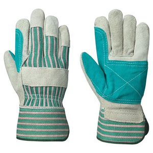 Gants en cuir robustes personnalisés pour usage industriel avec paume renforcée et matériau résistant à la chaleur - Product Image 1
