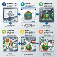 Услуги высокоточной 3D-печати: изготовление на заказ аниме-моделей и фигурок из PLA-смолы с допуском 0,01 мм и финишной обработкой поверхности