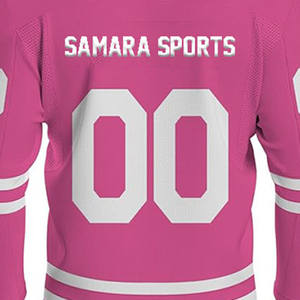 Logotipo personalizado OEM y ODM Factory Jersey Team Canada Árbitro Entrenamiento Ropa de hockey sobre hielo Camiseta de hockey sobre hielo personalizada en Pakistán - Product Image 6