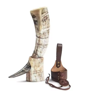 Highly Trending Drinking Horn Agate 100% Authentic Pure Polished 12" Inch Ox/Cow 16 Oz Horn Viking Drinking Horns at <b>Cheap</b> Price - Product Image 5