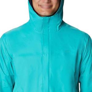 Chaquetas de moda de fábrica de ropa de diseño personalizado 220G chaquetas impermeables de calle para hombres chaquetas ligeras con capucha - Product Image 4