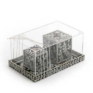 ถาดเสิร์ฟหอยมุกใหม่ทนทานพร้อมฝาครอบอะคริลิคหรูหราสำหรับเสิร์ฟปาร์ตี้วันที่และผลไม้ - Product Image 3