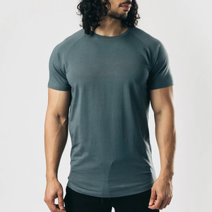Camiseta de manga corta de algodón ligera y transpirable, para deportes de verano y ropa informal, diseño cómodo para la frescura durante todo el día - Product Image 1