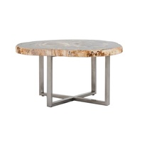 Table Basse Moderne en Métal Empilable, Meuble Décoratif pour la Maison, Table Basse Standard avec Plateau en Marbre pour Salon, Usage Domestique et Hôtelier de Luxe