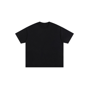 เสื้อยืดโอเวอร์ไซส์ผ้าฝ้ายพรีเมียม 220 GSM สำหรับทุกเพศ ระบายอากาศได้ดี ดีไซน์เนอร์ทีเชิ้ตสีพื้น - Product Image 1