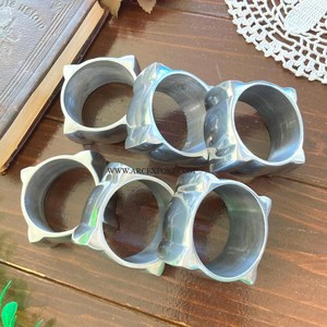 Porte-serviettes en métal argenté de haute qualité, support pour serviettes en tissu, vaisselle de table moderne, fer, restaurant, maison, décoration de fête de mariage - Product Image 4