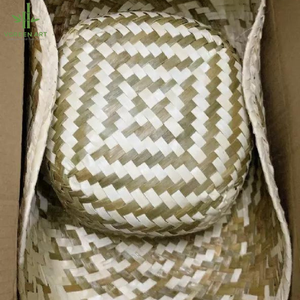 Tốt Nhất Tùy Chỉnh Thiết Kế Dệt Cỏ Tự Nhiên Xô <span class=keywords><strong>Hat</strong></span> Handmade Unisex Mùa Hè Mềm Mũ Rơm Với Mô Hình Thêu - Product Image 6