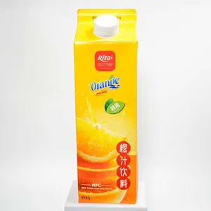 Minuman lezat dan segar NFC jus 1L kotak kertas NFC jeruk minuman jus murni alami 100% kemurnian minuman NFC Said Nam
