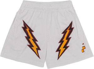 Short en maille peignée solide et écologique de haute qualité pour hommes avec tissu lourd brodé - Product Image 4