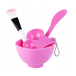 Set de Mascarilla Rosa con Tazón y Brocha para Uso Facial - Product Image 3