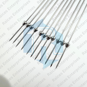 หมุดจิ๊กโทรคาร์แบบใช้มือดีไซน์มะกอกมีสาย K-สายยึดลวดชั่วคราวสำหรับงานสัตวแพทย์ออกแบบได้ตามต้องการ - Product Image 3