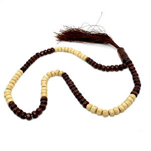 Gran oferta de cuentas de oración islámicas, accesorios musulmanes, marrón, Tasbih 99, cuentas de oración de madera de 8MM personalizadas - Product Image 1
