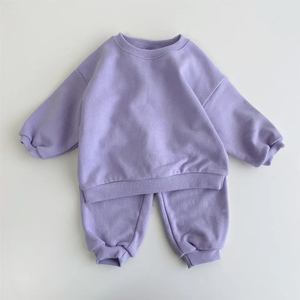 ชุดวอร์มเด็กผ้าฝ้ายมีฮู้ดสำหรับฤดูใบไม้ผลิฤดูใบไม้ร่วง - Product Image 4