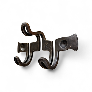 Traditional flower shaped polished iron hooks for decor umbrellas <b>wall</b> hanging hats key organizer bathroom organizer - Product Image 5