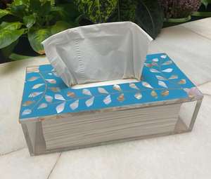 Suministro directo de fábrica, servilletero único con incrustaciones de nácar para mesa de comedor de cocina y propósito de regalo de la India - Product Image 4