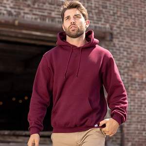 Sweat à capuche surdimensionné épais et lourd pour homme avec logo personnalisé imprimé, tissu en molleton français 460-650 g/m², anti-froissement, écologique, livraison directe - Product Image 1