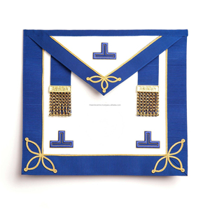 <b>Craft</b> Provincial Apron Luxury Masonic Regalia Hand Embroidery Bullion <b>Wire</b> High Quality Custom Wholesale Manufacturer - Product Image 2