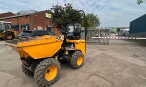 Chargeur compact sur pneus JCB HTD-5E de 1 tonne, benne à ordures électrique, benne de chantier, zéro émission, batterie au lithium, moteur 15,7 kW - Product Image 2