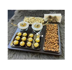 Plato de aperitivos de madera Premium para presentación de alimentos y decoración, plato de aperitivos reutilizable, bandeja para servir para uso en restaurantes - Product Image 4