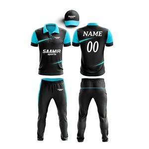Ensemble maillot de cricket personnalisé avec pantalon Sublimation imprimé tissu confortable vêtements de sport vente en gros équipe uniforme usine - Product Image 4