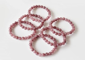 Premium Quality Selling Pink Tourmaline 8mm Round Beaded <b>Bracelet</b> Semiprecious Healing Crystals for Jewelry At Wholesale Price - Product Image 3
