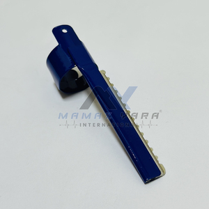 Navaja de Afeitar de Alta Calidad para Adelgazar el Cabello, de Acero Inoxidable, con Anillo para el Dedo, Azul, para Uso Profesional en Salones y Barberías - Product Image 2