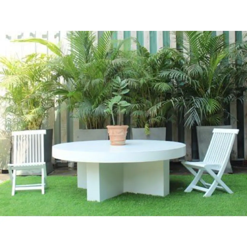 Yeni tasarım beton sehpa açık kapalı yüksek kaliteli beton masa rahat dayanıklı bahçe mobilyaları