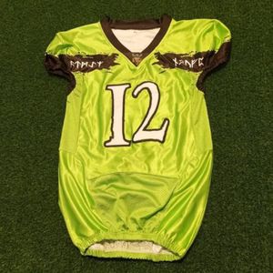 Service OEM Vente en gros de bonne qualité impression par sublimation logo personnalisé ensemble de maillots de football américain pour hommes uniformes - Product Image 5