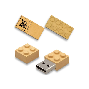 แฟลชไดรฟ์ USB แบบรีไซเคิลพลาสติกประสิทธิภาพสูงเป็นมิตรกับสิ่งแวดล้อมพื้นที่จัดเก็บแบบพกพาถ่ายโอนข้อมูลได้อย่างรวดเร็ว - Product Image 1