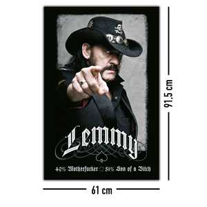 Affiche de style moderne Motrhead Lemmy Kilmister pour utilisation murale - Product Image 2